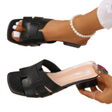 Women High-heeled Slippers Steppers