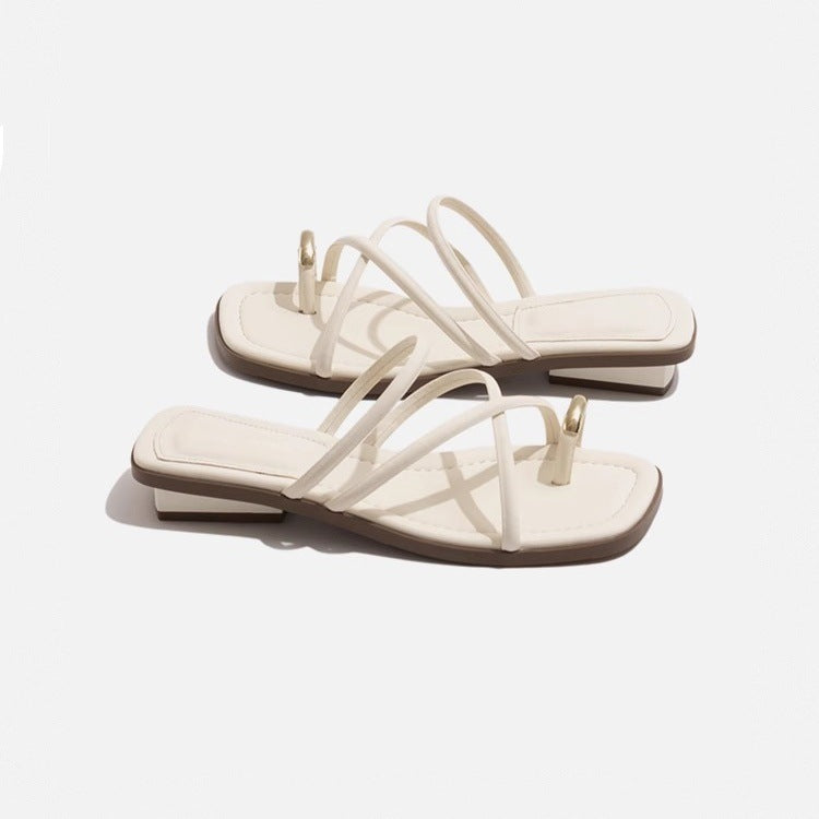 Womens Fairy Toe  Style Casual Slippers