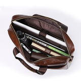 Geniune Leather Men's Briefcase Satchel