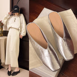 Womens Retro-style Low-cut soft soled Shoes