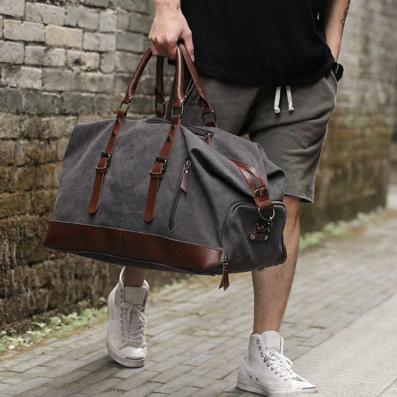 Retro Canvas Tote Travel Bag