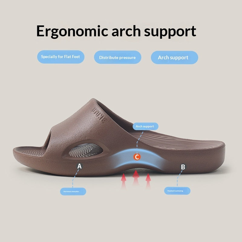 Womens Indoor Non-slip Flat-foot Sandals