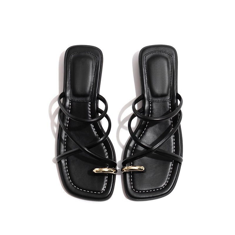 Womens Fairy Toe  Style Casual Slippers