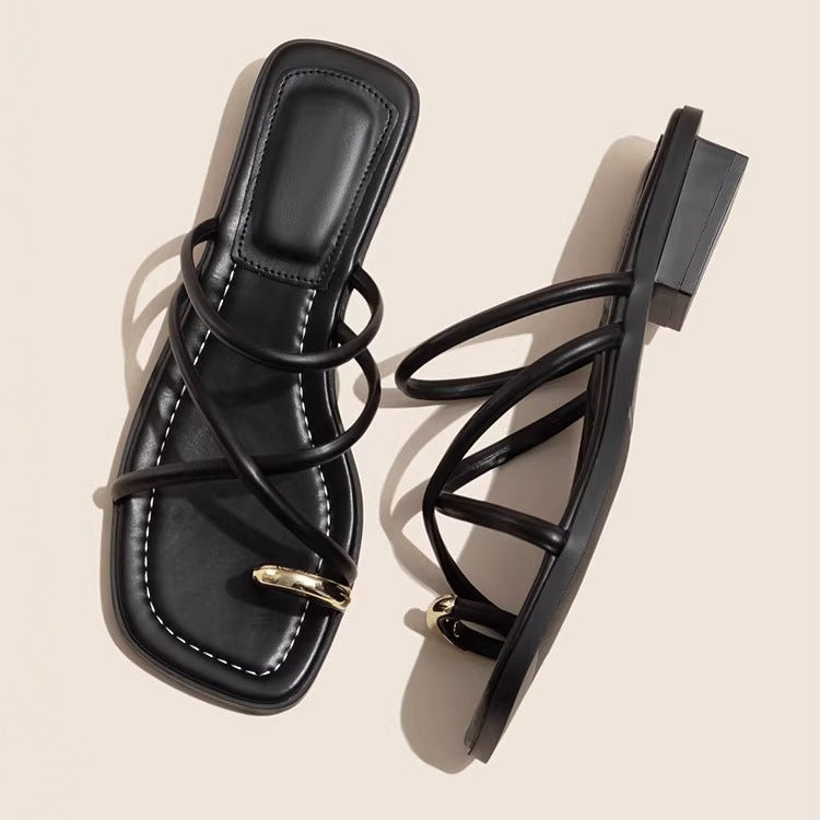 Womens Fairy Toe  Style Casual Slippers