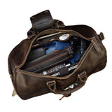Large Retro Leather Capacity Travel Bag