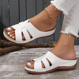 Womens Comfortable Lightweight, Wedge-Heeled Platform Sandals