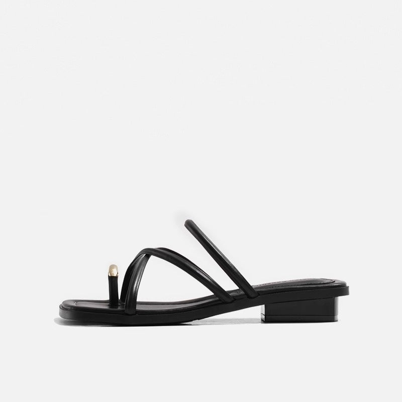 Womens Fairy Toe  Style Casual Slippers